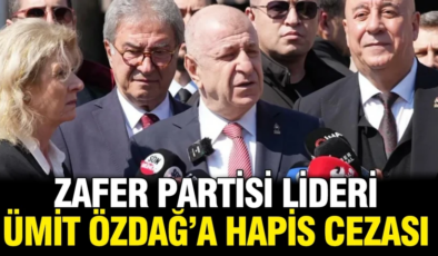 Ümit Özdağ’a Şeyh Sait davasında hapis cezası