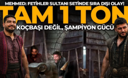 Mehmed: Fetihler Sultanı setinde sıra dışı olay! Milli güreşçiler 1 tonluk kale kapısını yerinden söktü