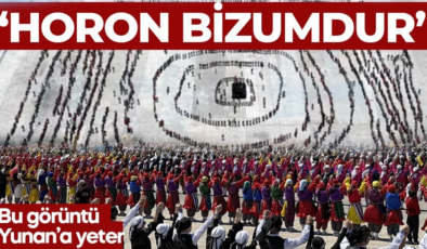 Yunanistan gözünü ‘horona’ dikmişti! 5 bin kişi bir rekora imza atarak yanıt verdi: Horon bizumdur