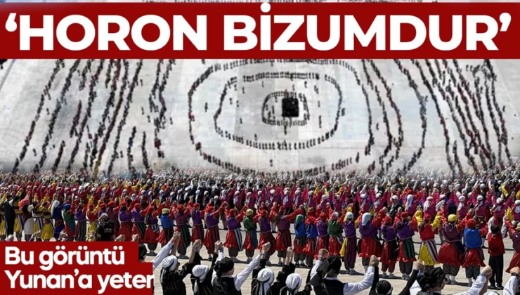 Yunanistan gözünü ‘horona’ dikmişti! 5 bin kişi bir rekora imza atarak yanıt verdi: Horon bizumdur