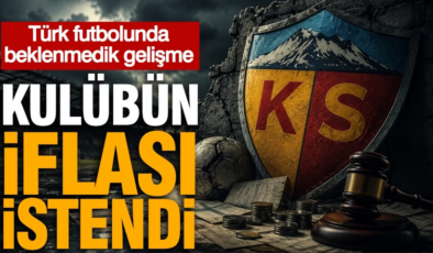 Türk futbolunda beklenmedik gelişme: Kulübün iflası istendi