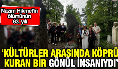 Nazım Hikmet’in ölümünün 63. yılı: Mezarı başında anıldı