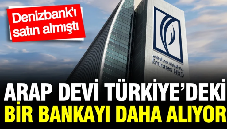 Denizbank’ı satın alan Arap devi bir bankaya daha talip