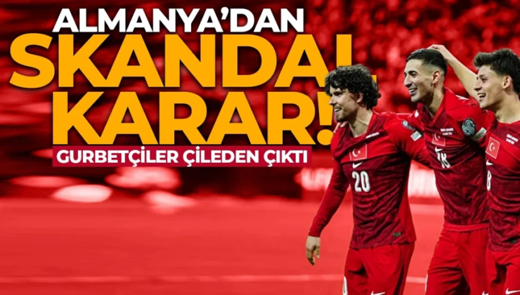Almanya’da Türkleri ayağa kaldıran karar! Milli Takım’ın maçları gurbetçiye şifrelendi