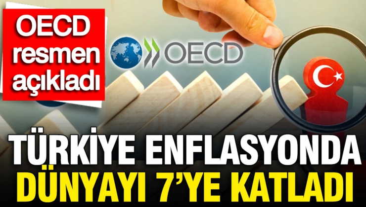 Türkiye enflasyonda dünyayı 7’ye katladı: OECD resmen açıkladı