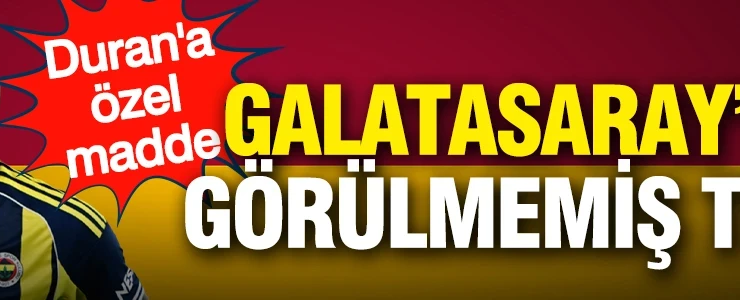 Galatasaray Duran’a özel şart sundu: Fenerbahçe dönemi buna mecbur bıraktı