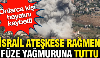 İsrail ateşkese rağmen füze yağmuruna tuttu: Onlarca kişi hayatını kaybetti