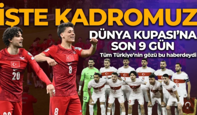Türkiye’nin Dünya Kupası kadrosu açıklandı