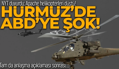 ABD ordusuna ait helikopter Hürmüz Boğazı’nda düştü