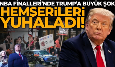 NBA Finalleri’nde Trump’a büyük şok: Hemşerileri yuhaladı!