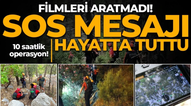 SOS mesajı kurtardı! 10 saatlik operasyon: Filmleri aratmadı