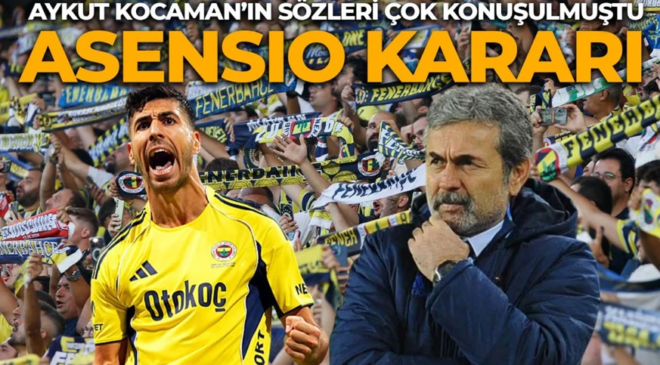 Sözleri çok konuşulmuştu! Aykut Kocaman’dan yönetime Asensio raporu! Son kararı ortaya çıktı