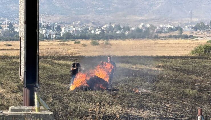 120 Dönüm Kül Oldu! Alevler Tarım Arazisini Vurdu