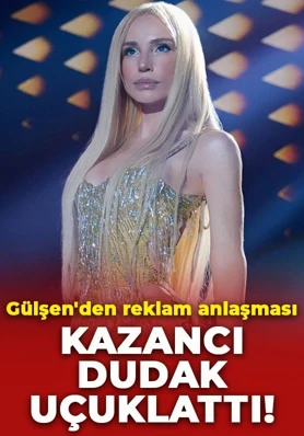 Gülşen’den dev reklam anlaşması! Rakam dudak uçuklattı