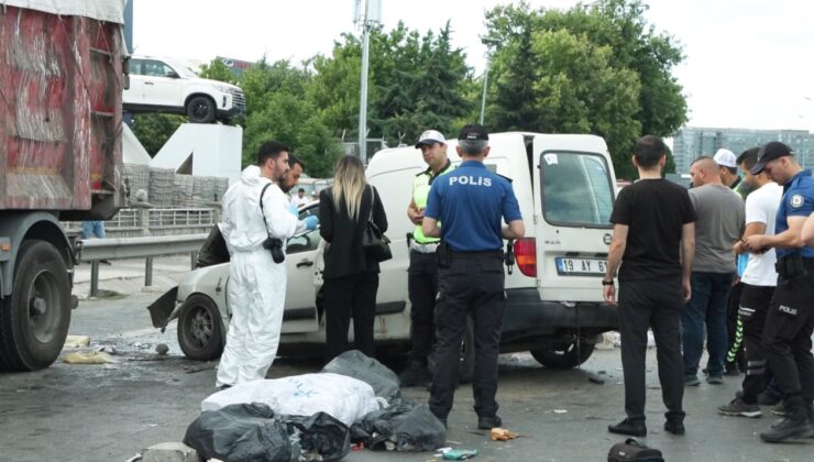 Basın Ekspres Yolu'nda feci kaza! Trafik kilitlendi bir kişi hayatını kaybetti