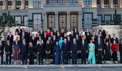 Beştepe’de NATO resepsiyonu: Liderler aile fotoğrafı çektirdi