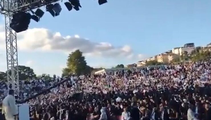 Bilgi Üniversitesi’nde kayyum rektörü sırtlarını dönerek protesto ettiler