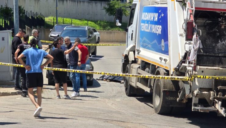 Bursa'da feci olay! Çöp kamyonunun altında kalarak can verdi