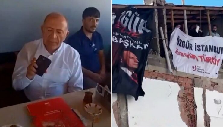 CHP'li gençlerden Gürsel Tekin'in toplantısına pankartlı protesto