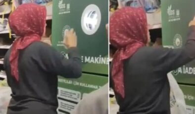 Depozito kuyruğunda ilk kavga çıktı! 10 kişinin T.C.'siyle şişeleri paraya çevirdi