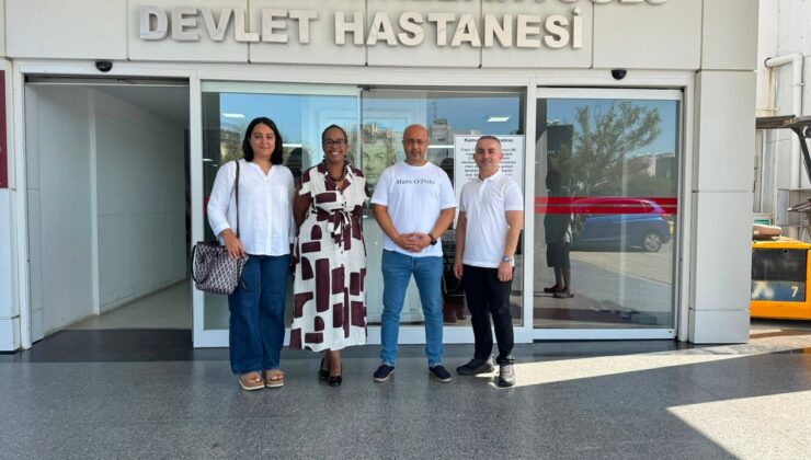 Dünya Tabipler Birliği Başkanı Kitulu'dan Lefkoşa Devlet Hastanesi'ne ziyaret