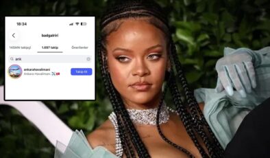 Dünya yıldızı Rihanna'nın gözü Ankara'da: Sosyal medya bunu konuşuyor