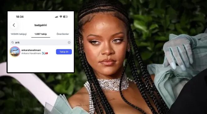 Dünya yıldızı Rihanna'nın gözü Ankara'da: Sosyal medya bunu konuşuyor