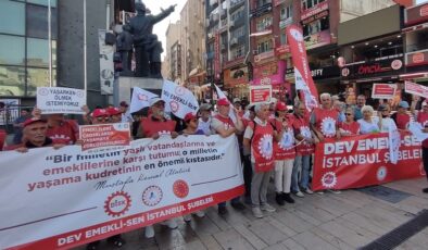 Emeklilerden Şirinevler’den iktidara seslendi