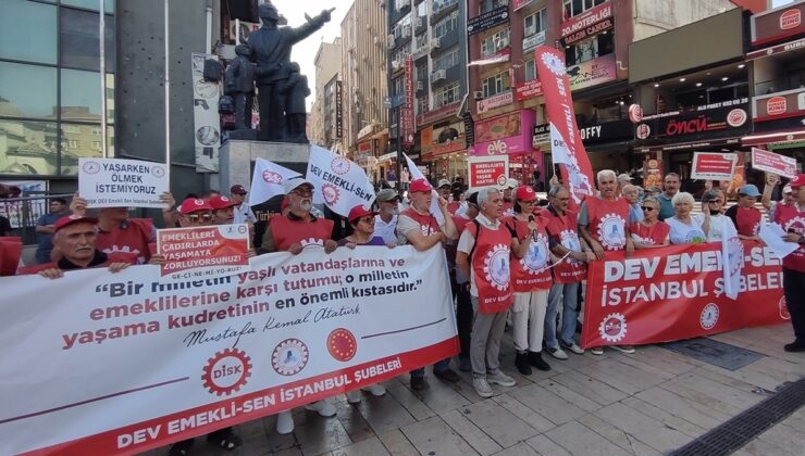 Emeklilerden Şirinevler’den iktidara seslendi