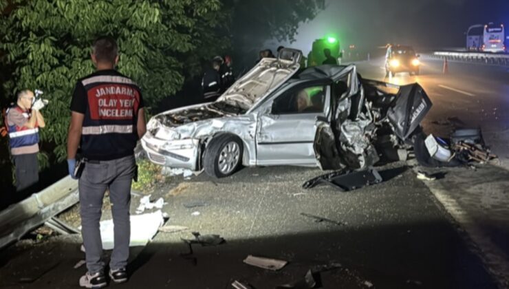 Emniyet şeridinde facia: Bir çocuk öldü 3 kişi yaralandı