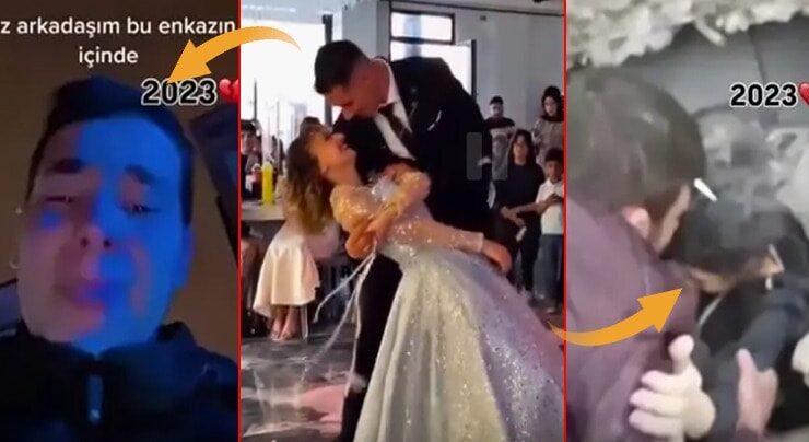 Enkaz altından nişan dansına! Deprem çiftinin mutlu anlarına yorum yağdı