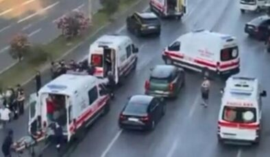 Esenler'de zincirleme kaza: 3 yaralı
