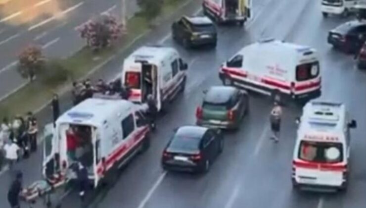 Esenler'de zincirleme kaza: 3 yaralı