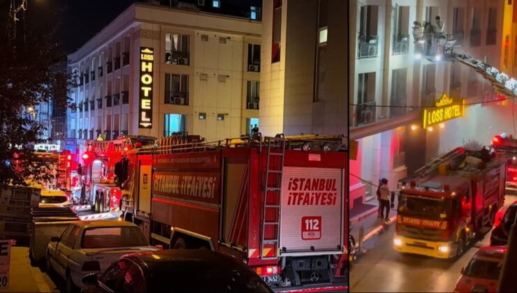 Esenyurt'ta otel yangını: Müşteriler korku dolu anlar yaşadı