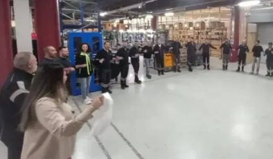 Fabrikada maaşlar 153 bin TL oldu: İşçiler halay çekerek kutladı