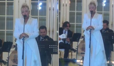 First Lady'lerin özel yemeğinde Ajda Pekkan sürprizi