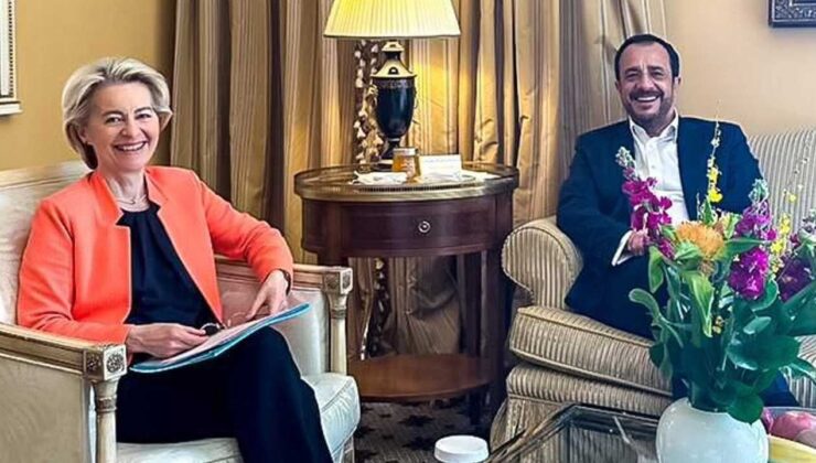 Hristodulidis ile Von der Leyen Kıbrıs konusunda ortak mesaj verdi