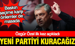 Özgür Özel açıkladı: Yeni partiyi kuracağız, hazırlıklar yapılıyor