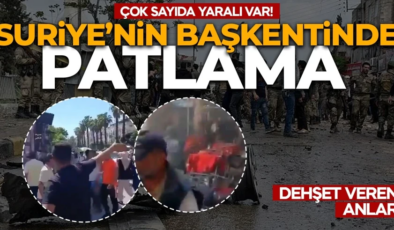 Suriye’nin başkentinde patlama: Çok sayıda yaralı var! İlk görüntüler ortaya çıktı
