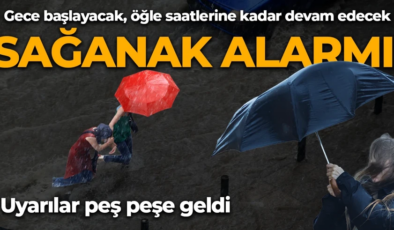 İstanbullular dikkat! Sağanak geliyor! AKOM saat verdi