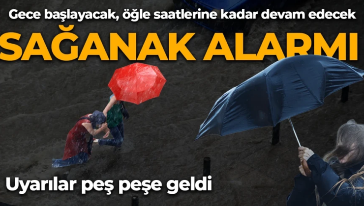 İstanbullular dikkat! Sağanak geliyor! AKOM saat verdi