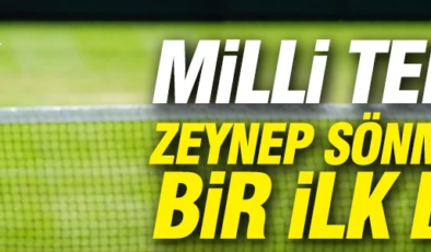 Milli Tenisçi Zeynep Sönmez’den bir ilk daha: Dünya sıralamasında ilk 50’ye girdi