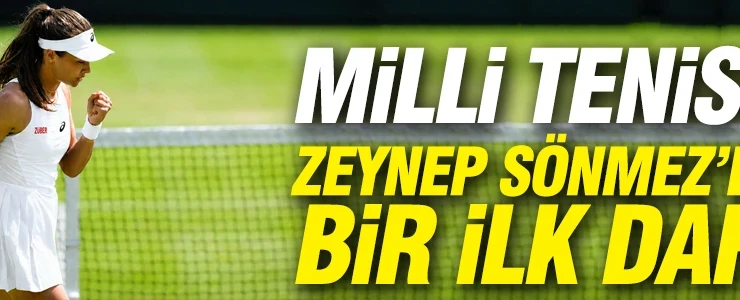 Milli Tenisçi Zeynep Sönmez’den bir ilk daha: Dünya sıralamasında ilk 50’ye girdi