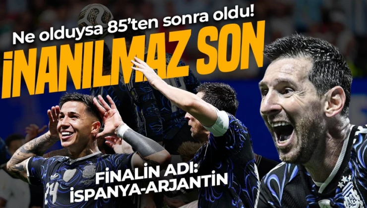 Muhteşem geri dönüş! Arjantin, İngiltere’yi yıkıp finale yükseldi!