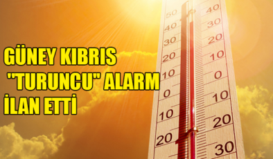 Güney Kıbrıs, 43 dereceye yükselen sıcaklık nedeniyle ”Turuncu alarm” ilan edildi