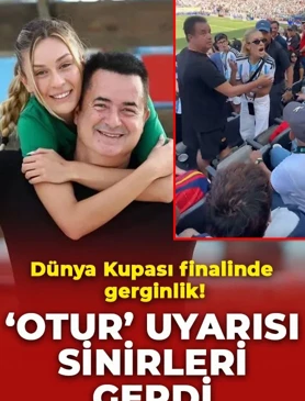 Dünya Kupası finalinde gerginlik: Acun Ilıcalı’nın eşi Arjantinli taraftarlarla tartıştı