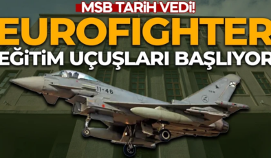 Eurofighter için eğitim uçuşu başlıyor