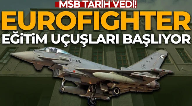 Eurofighter için eğitim uçuşu başlıyor