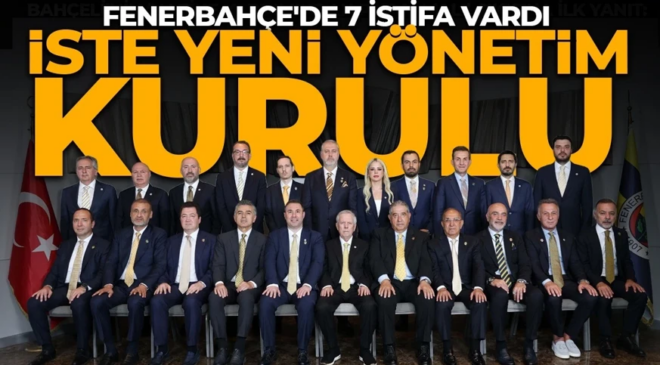 Fenerbahçe’de Mahmut Uslu dahil 7 istifa! Yerlerine seçim yapılacak