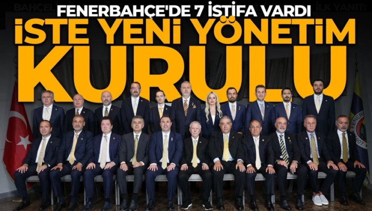 Fenerbahçe’de Mahmut Uslu dahil 7 istifa! Yerlerine seçim yapılacak